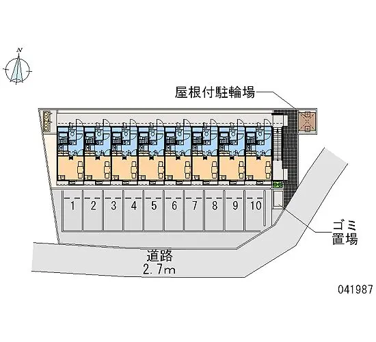 ★手数料０円★富里市日吉倉　月極駐車場（LP）